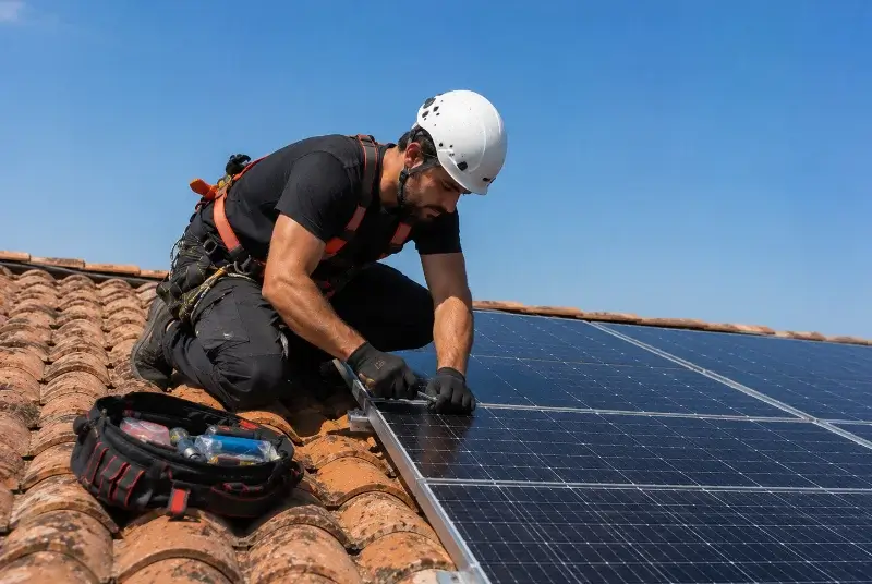 Maintenance et monitoring de panneaux solaires à Praz-sur-Arly
